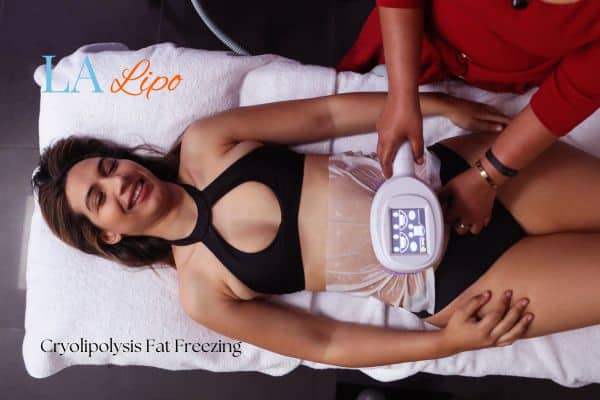 woman getting cryolipolysis Harwich