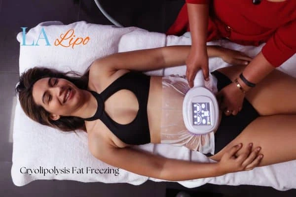 woman getting cryolipolysis Harwich