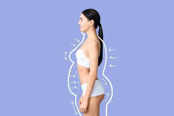image of woman experiencing fat reduction treatment Harwich