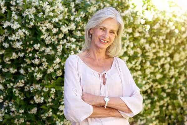 Older woman happy with urinary incontinence treatment Harwich
