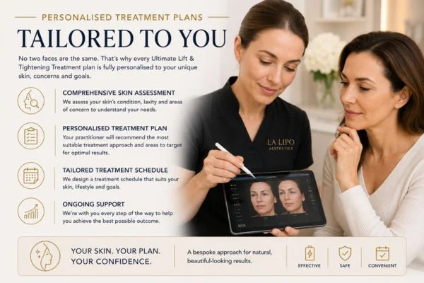 book a consultation about your ultimate lift and tighten treatment Harwich
